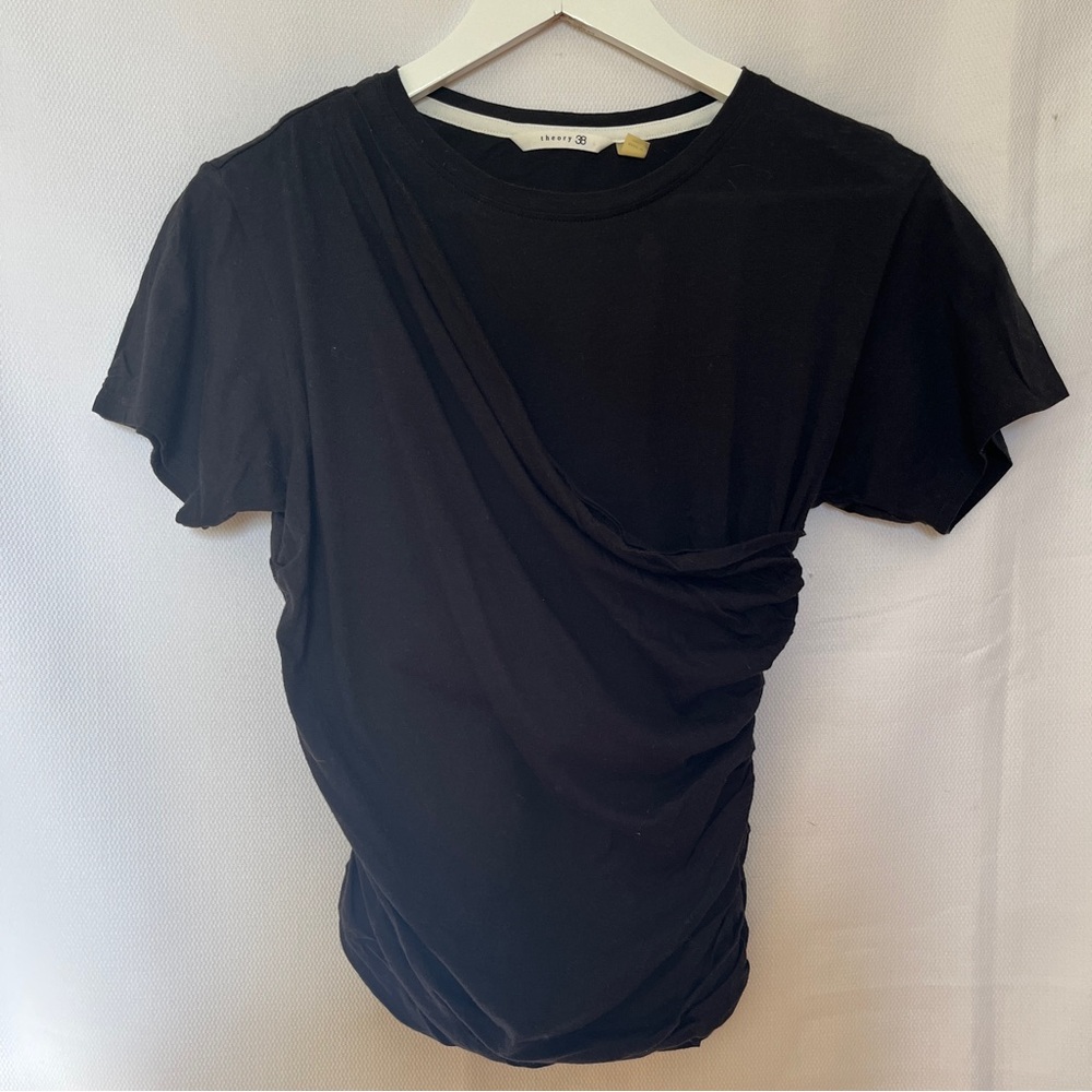Theory Black Short Sleeve Tee
